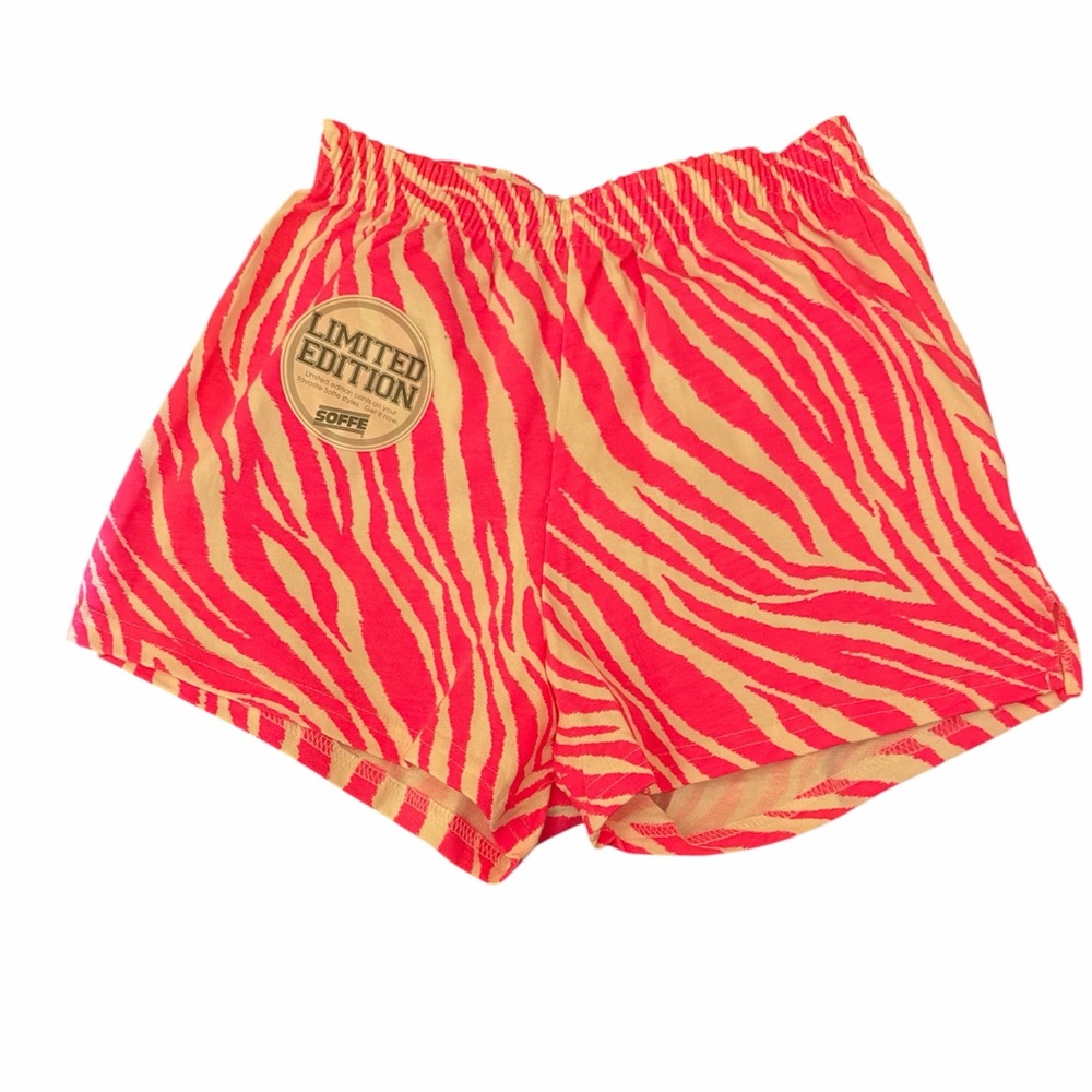 SOFFE‎ athletic shorts size medium pink zebra